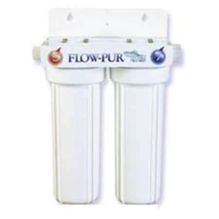 Flopur/Watts FLOPUR-WATTS POE12DSA1K Dual Water Filter System F70-POE12DSA1K